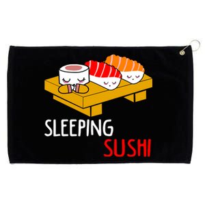 Sleeping Sushi Japanese Food Foodie Funny Sushi Lover Gift Grommeted Golf Towel