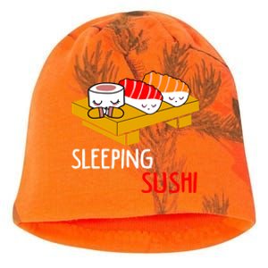 Sleeping Sushi Japanese Food Foodie Funny Sushi Lover Gift Kati - Camo Knit Beanie