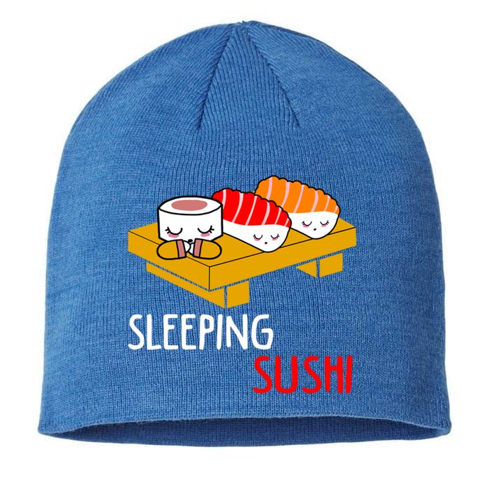 Sleeping Sushi Japanese Food Foodie Funny Sushi Lover Gift Sustainable Beanie