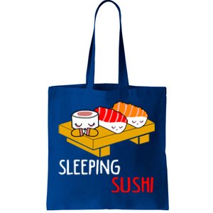 Sleeping Sushi Japanese Food Foodie Funny Sushi Lover Gift Tote Bag