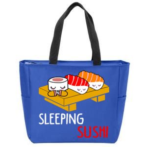 Sleeping Sushi Japanese Food Foodie Funny Sushi Lover Gift Zip Tote Bag