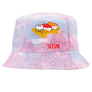 Sleeping Sushi Japanese Food Foodie Funny Sushi Lover Gift Tie-Dyed Bucket Hat