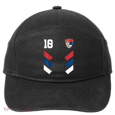 Serbia Soccer Jersey Serbian Football Shirt Flag 7-Panel Snapback Hat