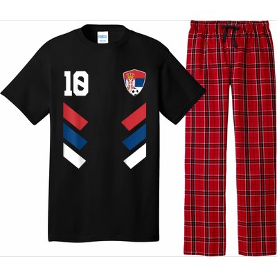 Serbia Soccer Jersey Serbian Football Shirt Flag Pajama Set