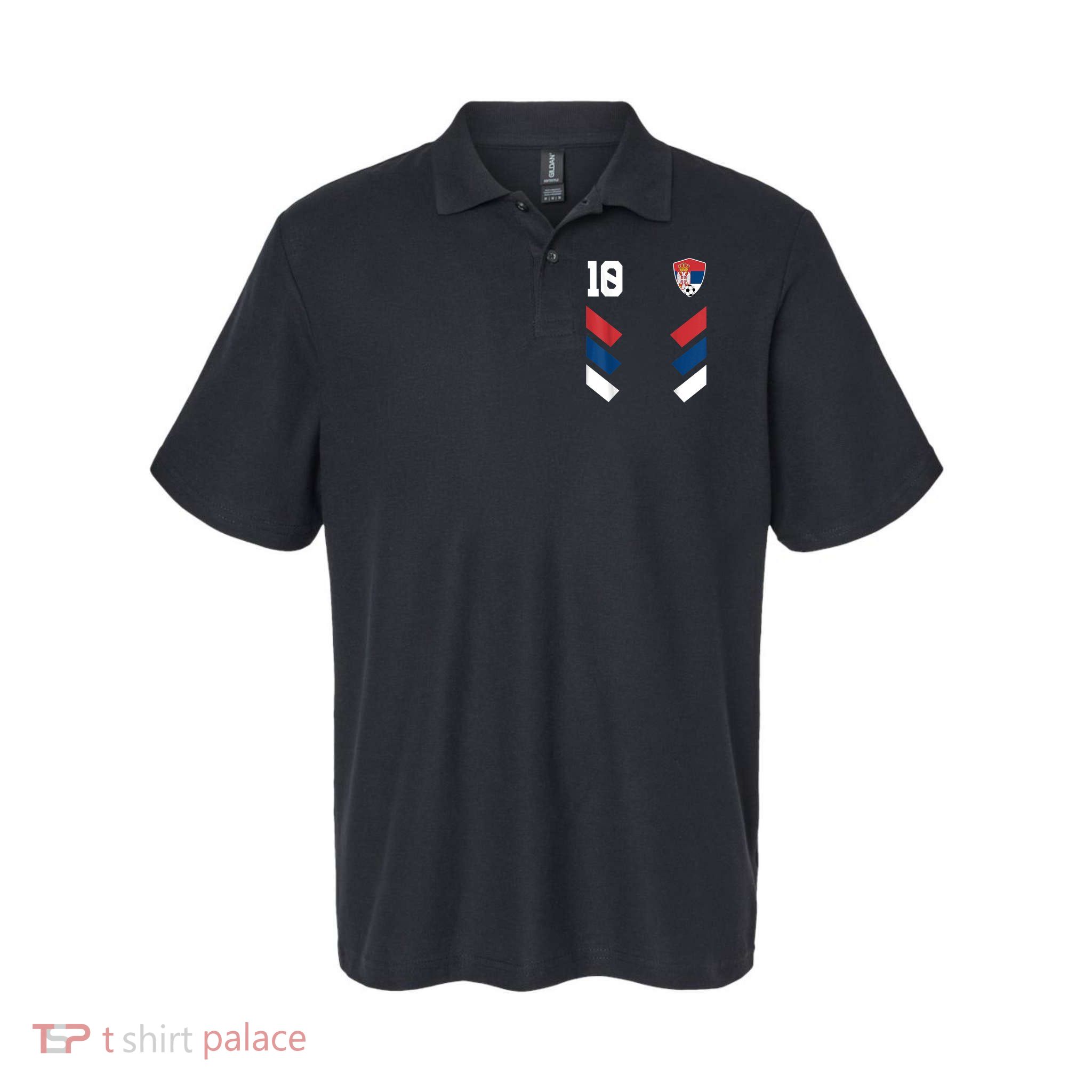 Serbia Soccer Jersey Serbian Football Shirt Flag Polo