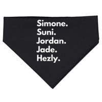 Simone. Suni. Jordan. Jade. Hezly USA-Made Doggie Bandana