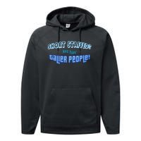 Short Staffed Just Hire Taller People Performance Fleece Hoodie