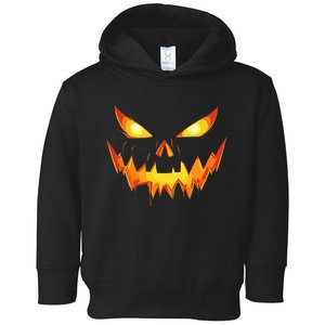 Scary Spooky Jack O Lantern Face Pumpkin Halloween Toddler Hoodie