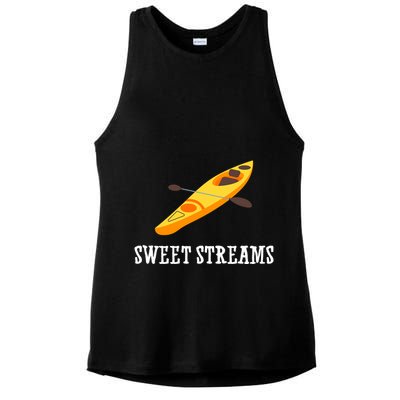 Sweet Streams Kayak Canoeing Boat Ladies PosiCharge Tri-Blend Wicking Tank