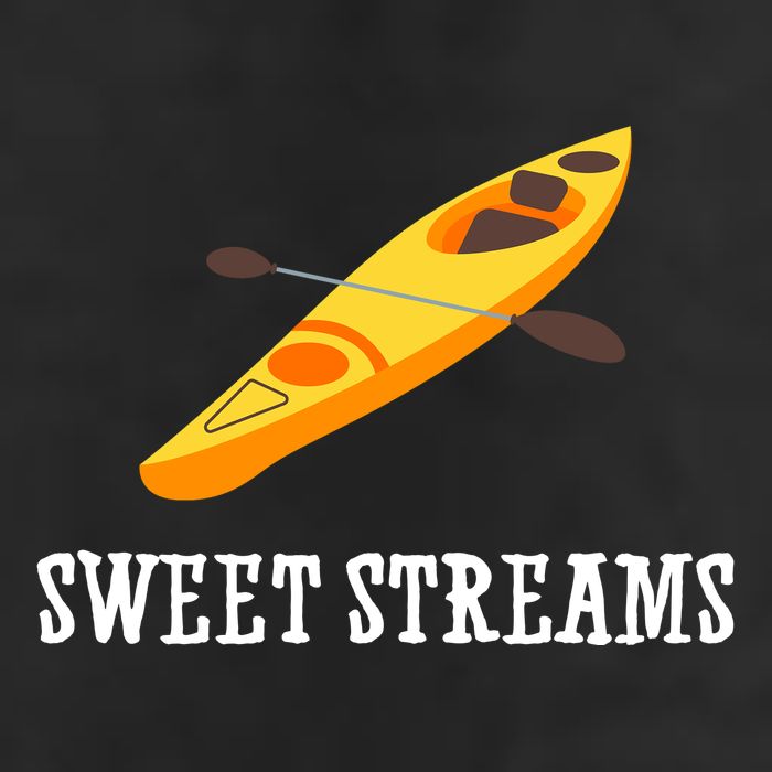 Sweet Streams Kayak Canoeing Boat 7 Panel Mesh Trucker Snapback Hat