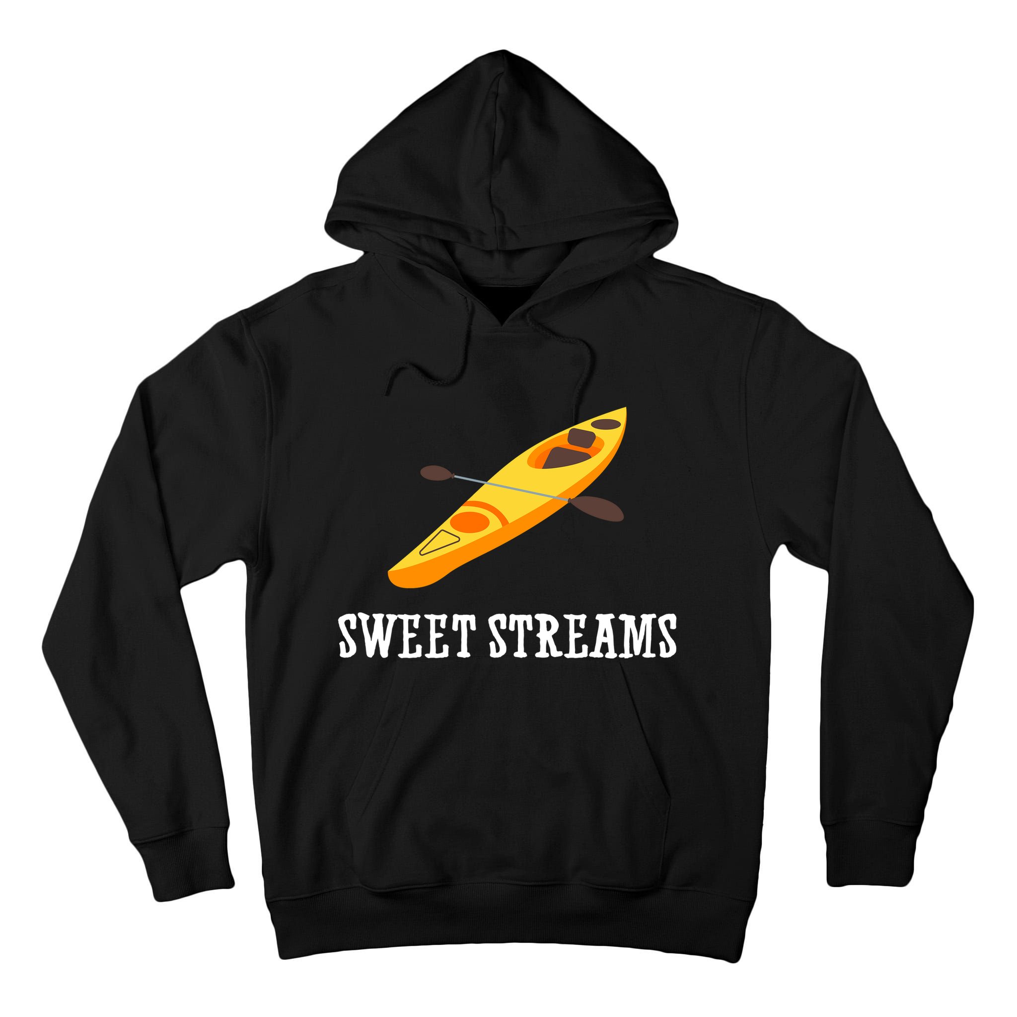 Sweet Streams Kayak Canoeing Boat Tall Hoodie