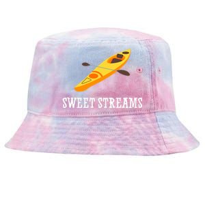 Sweet Streams Kayak Canoeing Boat Tie-Dyed Bucket Hat