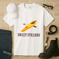 Sweet Streams Kayak Canoeing Boat Tall T-Shirt