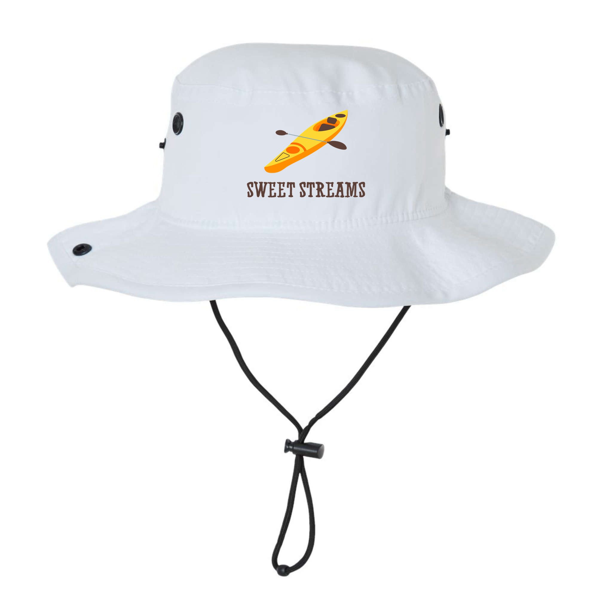 Sweet Streams Kayak Canoeing Boat Bucket Hat