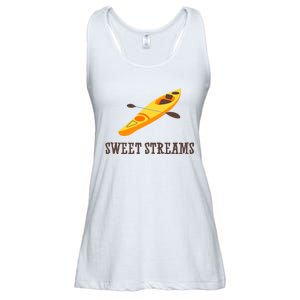 Sweet Streams Kayak Canoeing Boat Ladies Essential Flowy Tank