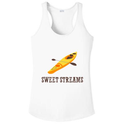 Sweet Streams Kayak Canoeing Boat Ladies PosiCharge Competitor Racerback Tank