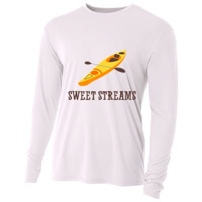 Sweet Streams Kayak Canoeing Boat Cooling Performance Long Sleeve Crew