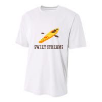 Sweet Streams Kayak Canoeing Boat Youth Performance Sprint T-Shirt