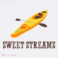 Sweet Streams Kayak Canoeing Boat Poster