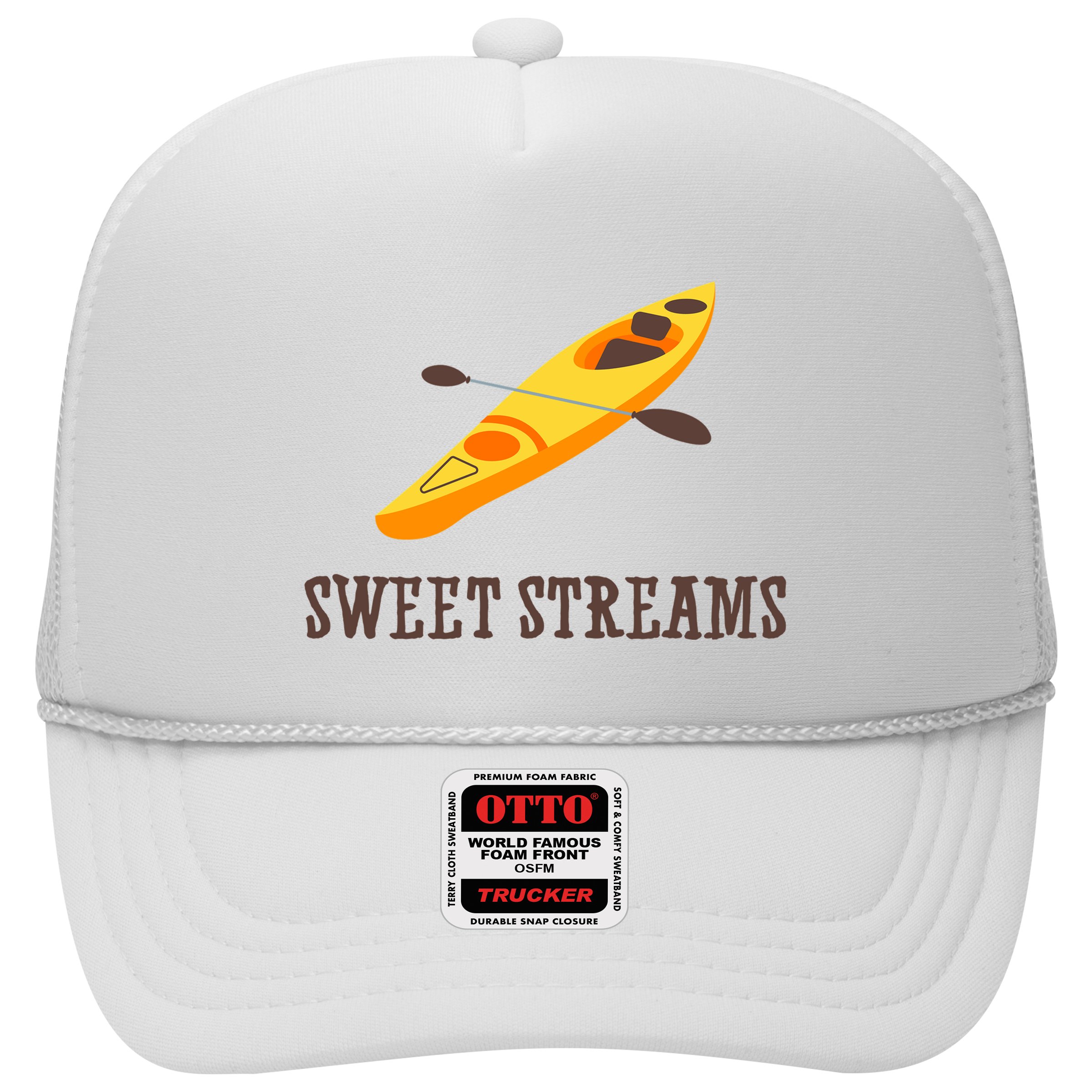 Sweet Streams Kayak Canoeing Boat Hat