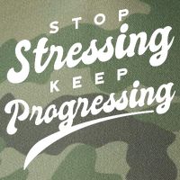Stop Stressing Keep Progressing Quote Legacy Tie Dye Trucker Hat