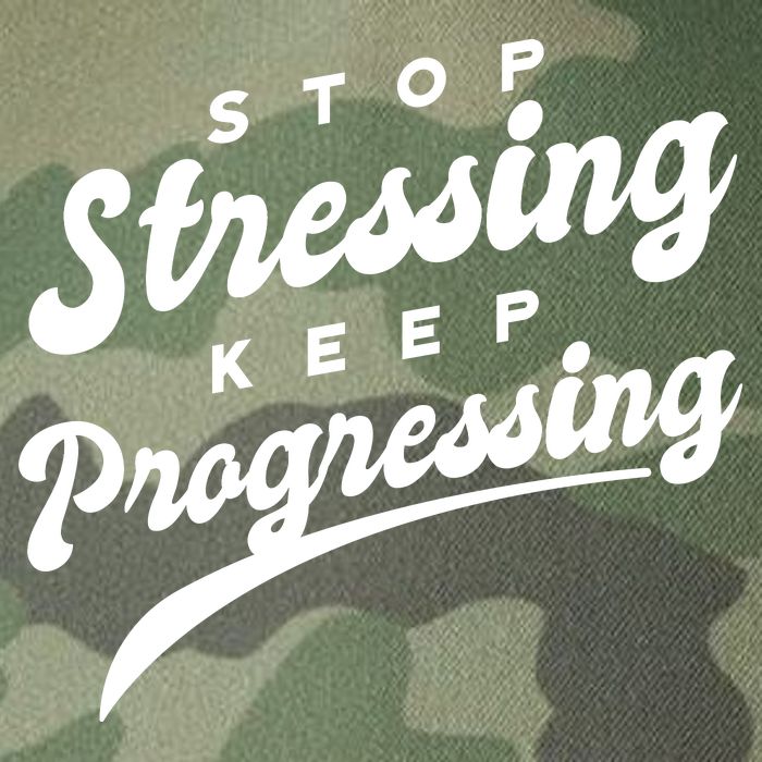 Stop Stressing Keep Progressing Quote Legacy Tie Dye Trucker Hat