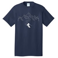 Skiing Tall T-Shirt