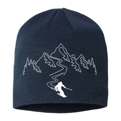 Skiing Sustainable Beanie