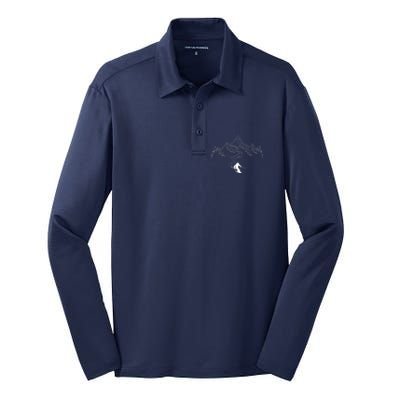 Skiing Silk Touch Performance Long Sleeve Polo