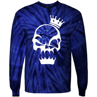 Skull Tie-Dye Long Sleeve Shirt