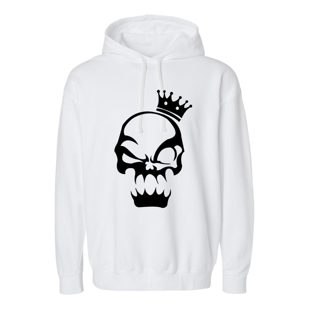 Skull Garment-Dyed Fleece Hoodie
