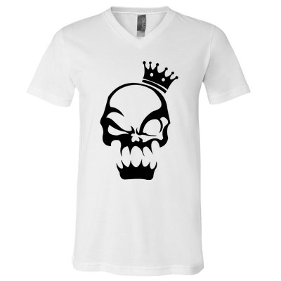 Skull V-Neck T-Shirt