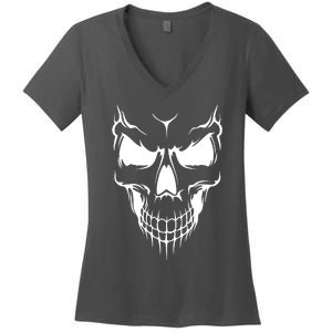 Skull Women's V-Neck T-Shirt