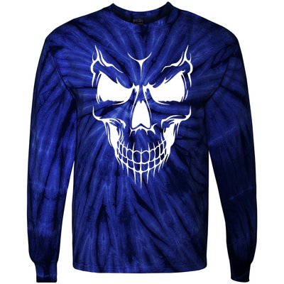 Skull Tie-Dye Long Sleeve Shirt