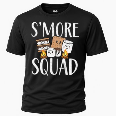 Smore Squad Kawaii S'more Camping Team distressed Performance Shirt