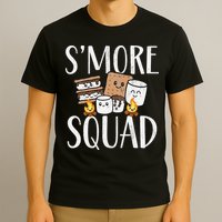 Smore Squad Kawaii S'more Camping Team distressed T-Shirt