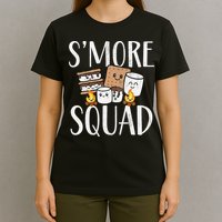 Smore Squad Kawaii S'more Camping Team distressed T-Shirt