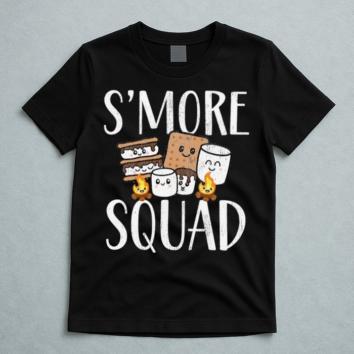 Smore Squad Kawaii S'more Camping Team distressed T-Shirt