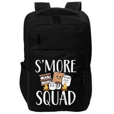 Smore Squad Kawaii S'more Camping Team distressed Impact Tech Backpack