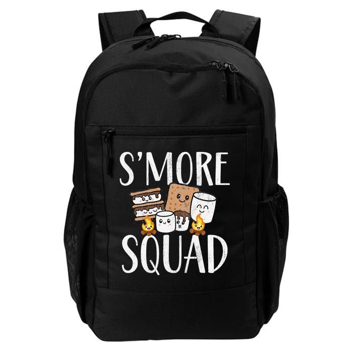 Smore Squad Kawaii S'more Camping Team distressed Backpack
