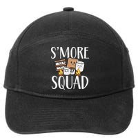 Smore Squad Kawaii S'more Camping Team distressed 7-Panel Snapback Hat