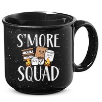 Smore Squad Kawaii S'more Camping Team distressed 15oz Campfire Ceramic Mug