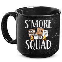 Smore Squad Kawaii S'more Camping Team distressed 15oz Campfire Ceramic Mug