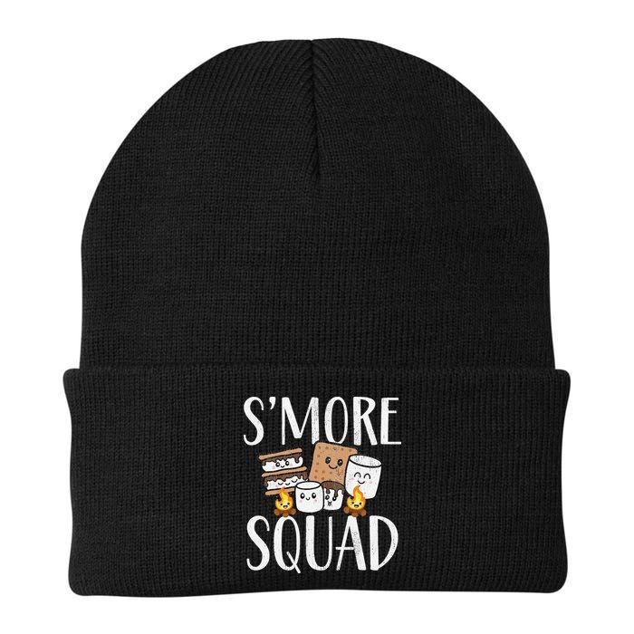 Smore Squad Kawaii S'more Camping Team distressed Beanie
