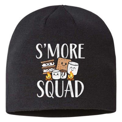Smore Squad Kawaii S'more Camping Team distressed Sustainable Beanie