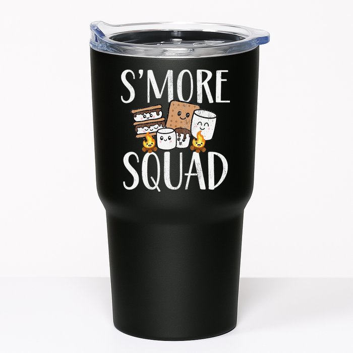 Smore Squad Kawaii S'more Camping Team distressed Tumbler