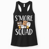 Smore Squad Kawaii S'more Camping Team distressed Womens Tank Top