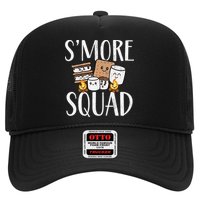 Smore Squad Kawaii S'more Camping Team distressed Trucker Hat