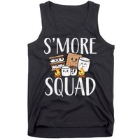 Smore Squad Kawaii S'more Camping Team distressed Tank Top