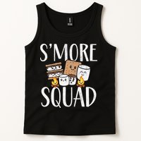 Smore Squad Kawaii S'more Camping Team distressed Tank Top